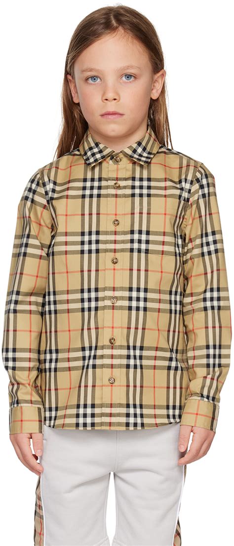 burberry kids shirts.